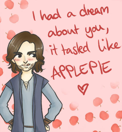 ja-oe-seon:Gwaine Valentine Card or sth …  I can’t do this stuff orz