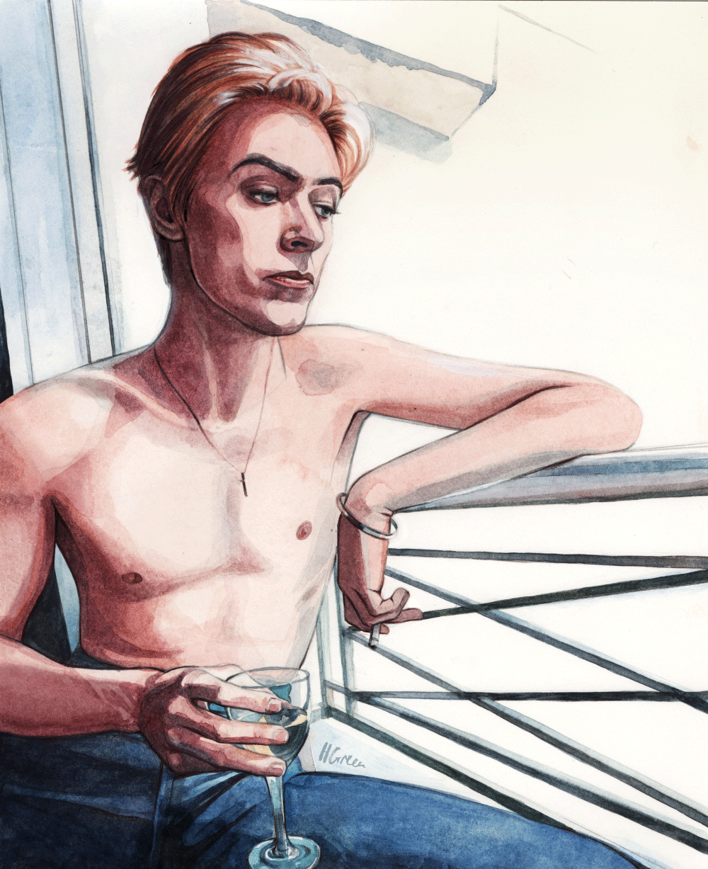 halloween-jacques:  omg-gwizz:  allthenobodyppl:  dollychops:  Bowie at L’Hotel,