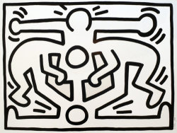 drawpaintprint:  Keith Haring “Growing