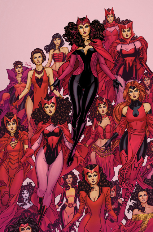 AVENGERS FOREVER #1 variant! ✨ My latest costumes cover ft. the Scarlet Witch!Drawn and colored by m