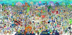 spoken-not-written:  c0caino:  Every single SpongeBob character  it’s so beautiful