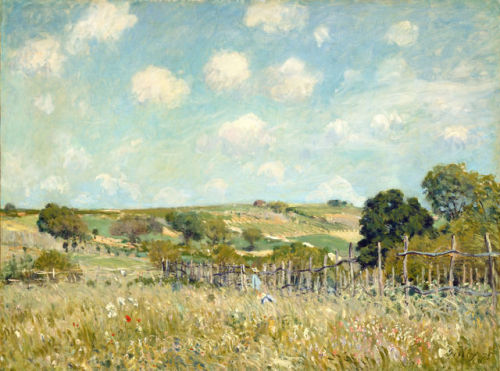 Meadow (1875)Alfred Sisley Oil on canvas