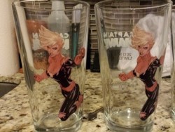 emerald-avenger:  Hey Carol Corps! So you know how we don’t have a whole lot of official Captain Marvel merch? Well, one of the Marvel SDCC exclusives was this awesome Captain Marvel tumbler! So, of course, I bought 3. Want one? I’m giving two of