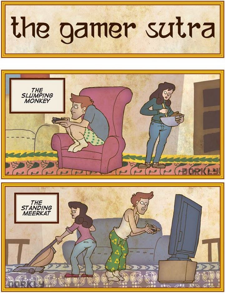 insanelygaming:  The Gamer Sutra Created by Dorkly