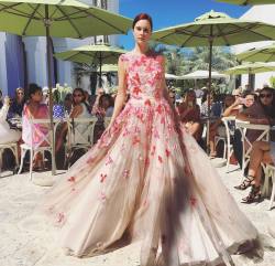 csiriano:  Giving glamour and romance today at our Alys beach show! #SWFW @vie_magazine
