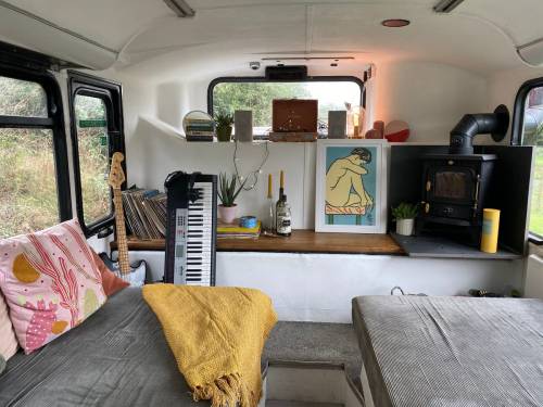 A young couple from the UK transformed this London double decker bus into a home!See more photos her