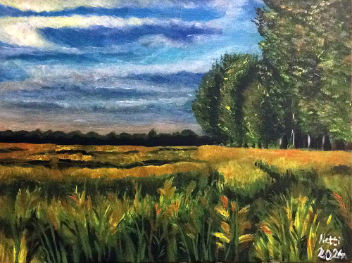 LANDSCAPE Acrylic Painting By Ninjon-chan From 2024.