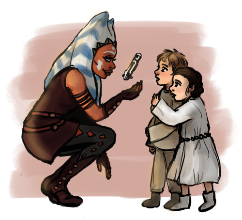 paunchsalazar: Aunt Ahsoka!!! @senatorarnidala and I were tweeting about this and I had to draw