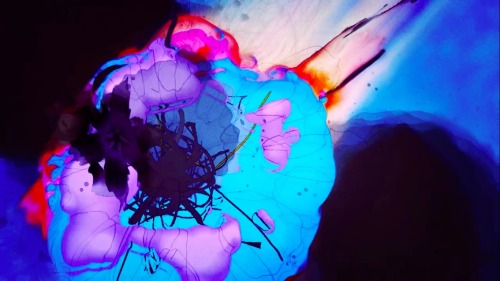 Procedural Water ColoursStills from the gorgeous audio-visual experiment ‘Lilium’. Creat