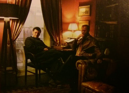 enigmaticpenguinofdeath:Photos of Mark & Steven (& Sue!) from The Sherlock Chronicles