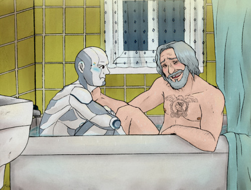 “Bathtime Fun”My part of the HankCon Reverse BigBang collaboration with @sionfaileas :DI