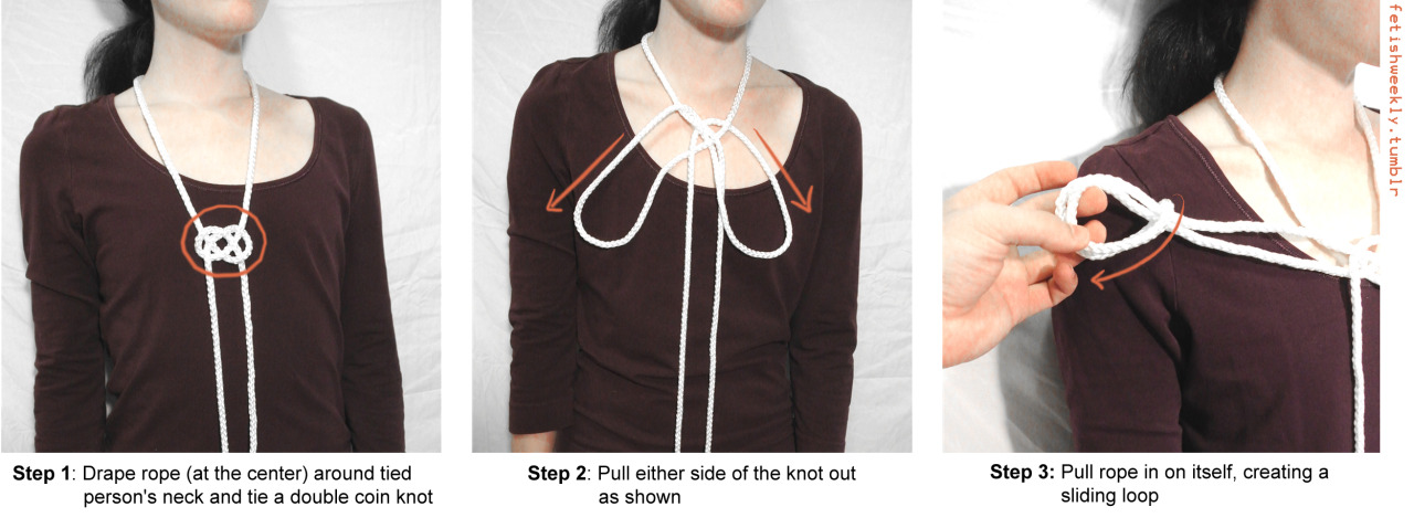 fetishweekly:  This week’s tutorial: The Side-arm Harness Here’s the Knotty Boys