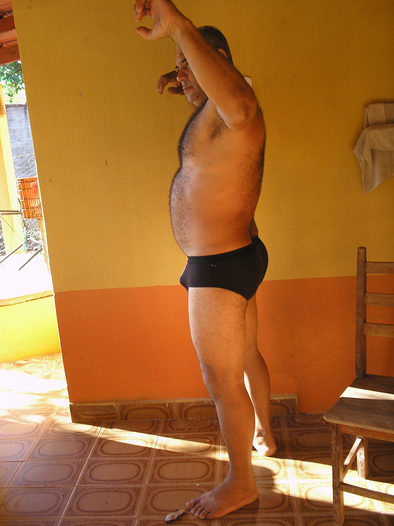 Art and photos of older man