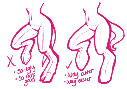 Every time I post a full body Draenei drawing, I get at least one “That’s not how their legs look/they’re missing hooves/it’s like MLP meets WoW” comment or noteI’m completely aware that they don’t run around on MLP legs in the game, nor