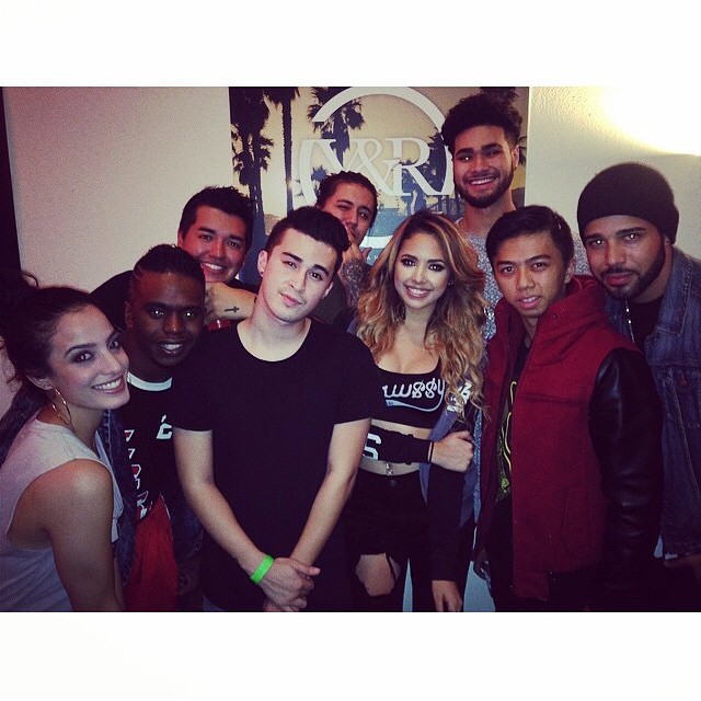 villegas-news:  iDanceBZ: Last night with the crew @jasminevillegas EP Release Party!