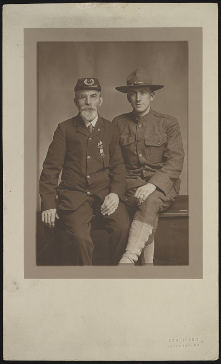 theamericanparlor: Generations Of Valor Union Civil War veteran in uniform, wearing a medal, seated 