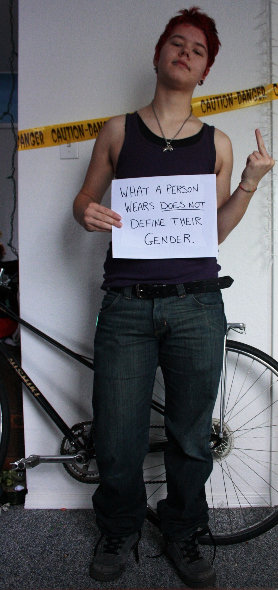 abitknoxie:  Pardon my bad representation of the more feminine side of the dressing