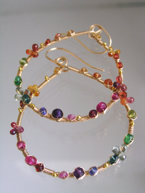 sosuperawesome: Rainbow Jewelry by bellajewelsII on Etsy See more jewelry posts So Super Awesome is 