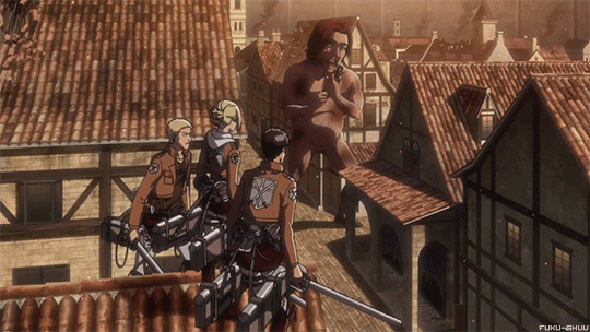 SnK Season 3 Episode 15: Araki Titan’s DebutMore Gifsets