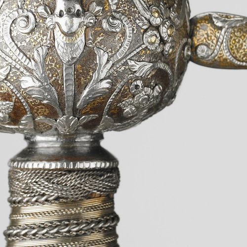 art-of-swords:  Rapier Dated: 1600-25Maker: Bland & Foster: St James’s Street, LondonCulture: French and GermanMedium & Technique: steel, wood, silver wire, silver, gilt/inlaid, etched, damascened, metal decorationMeasurements: overall length