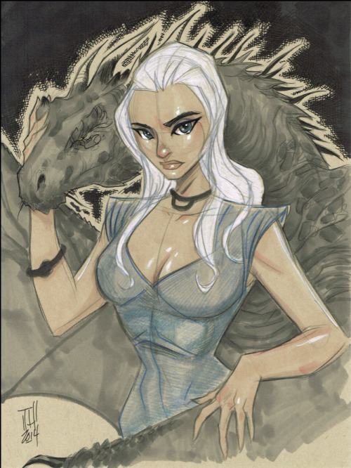 Khaleesi Daenerys Targaryen, Mother of Dragons | Game of Thrones – By Tom Hodges of Anaheim, C