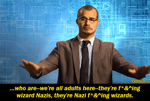 cracked:  Fictional names starting with “mal-” are the easiest way to let the audience
