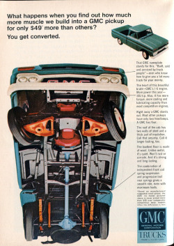 chromjuwelen:  1966 GMC Pickup Truck Advertisement