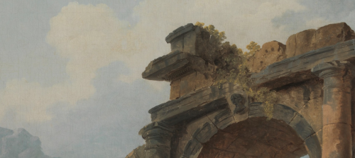 detailsofpaintings:Details of paintings by Hubert Robert18th century