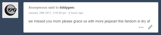 tiddygem: pearl thinks u are not ready…………..sorry children…