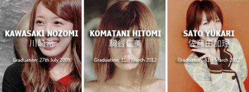 thirliewhirl:   AKB48 Generations1st Generation; Announced October 2005 (Original Team A)