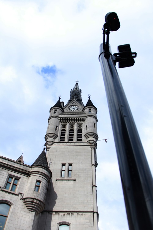 The West Tower of the Aberdeen Town House and County Hall.I see. This should only come by now.