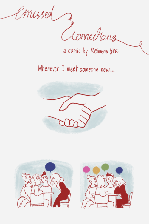 reimenaashelyee: Missed Connections - a comic about losing the relationships that could have been. T