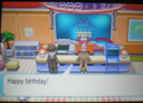 princessharumi:  OKAY BUT I love how Pokemon games now give you Birthday wishes !! Look at the super cute message I got from the center in ORAS <33 