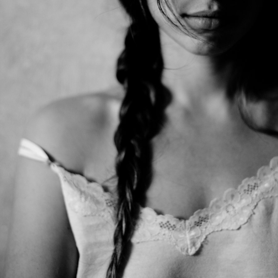 ancillatua:  How many times have you seen me just like this, a braid trailing down