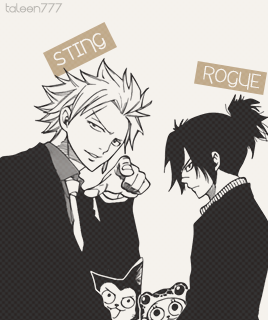 taleen777: Fairy Tail + Sting x Rogue (Stingue)      ⇉ requested by @eliseplays Thank