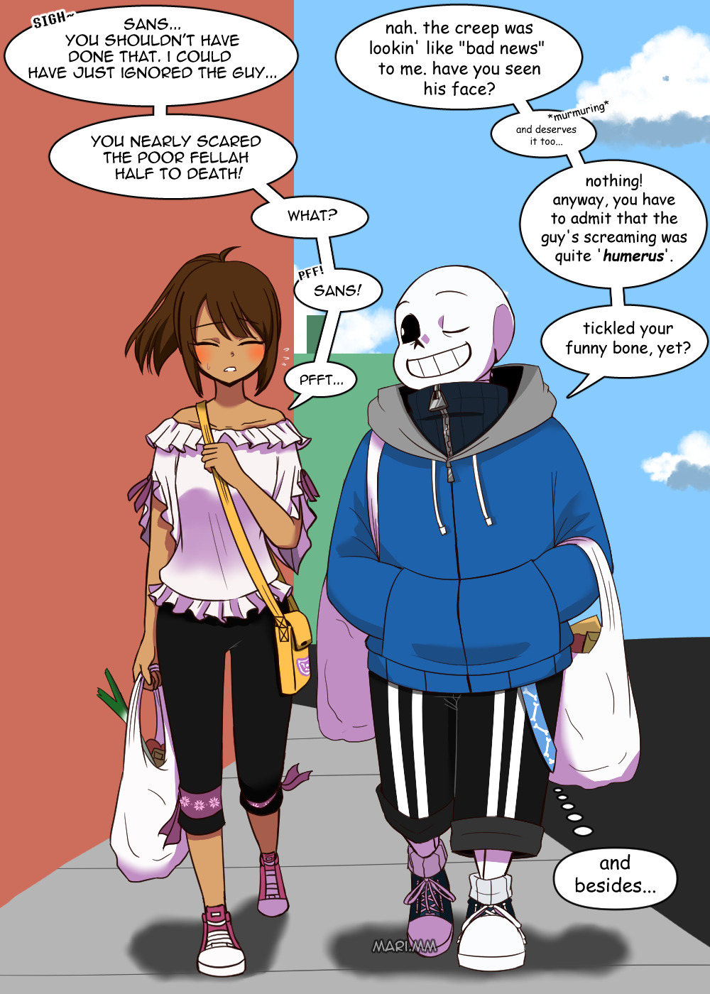 Sans, Undertale,Frisk, Fight, Gaster Blaster