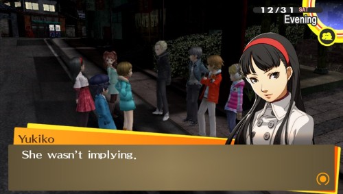 Agi spells aren’t the only kinds of Burn Damage that Yukiko Amagi can inflict. With a little help from her friends of course.