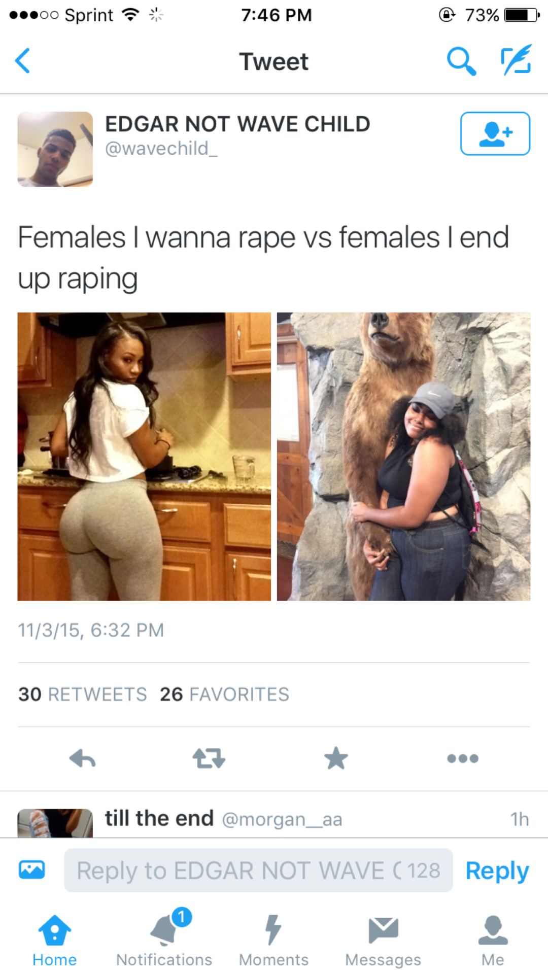 animericans:  HI GUYS THIS FUCKING ROACH ON TWITTER USED MY PICTURE ON THE RIGHT