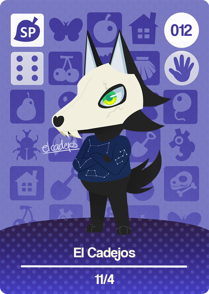 El Cadejos — Revamp of my personal Animal Crossing lazy wolf...