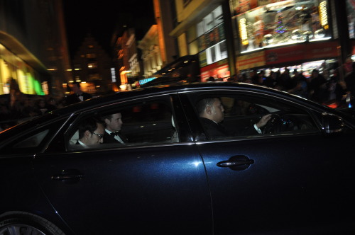 The Hobbit UK premiere, Leicester Square, 12/12/12 i managed to be a really good spot where the cars