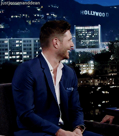 justjensenanddean:He is so charming Jensen Ackles | Jimmy Kimmel Live! 2018 [x]