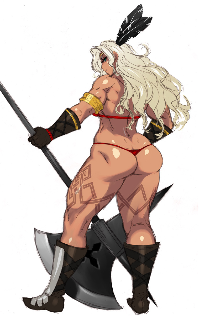 Amazon from Dragon Crown. Sooooo much woman :3