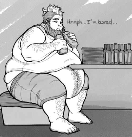 A Hungry And Thirsty Boi~