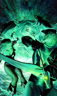 jthenr-comics-vault:  Green Arrow & Black