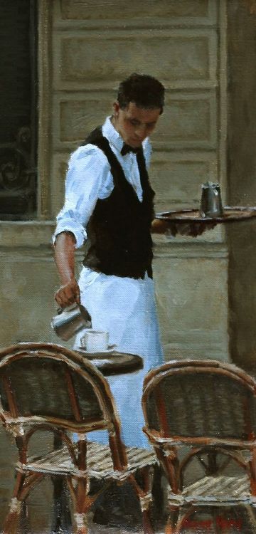 solo-soy-una-simple-terrenal:    PARISIAN WAITER - PAULINE ROCHE 