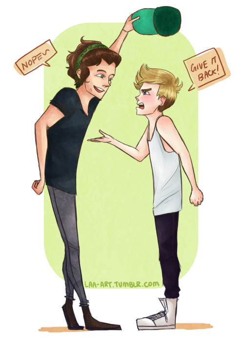 laa-art:  (✿´‿`) height differences are one of my favourite things 