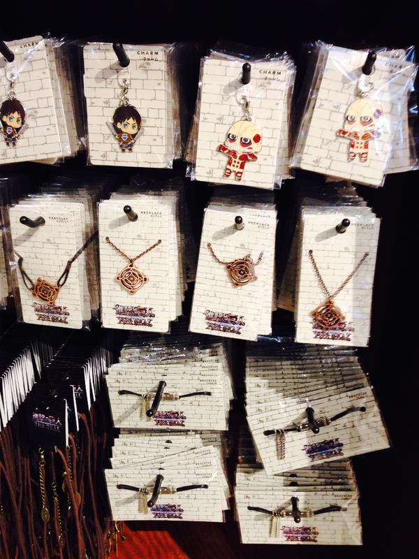  First looks at official SnK merchandise from the Universal Studios Japan SnK: THE