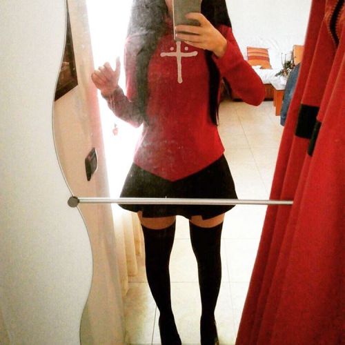 #tohsakarin #fatestaynight #cosplay #anime #japan #zettairyouiki #stockings #medias #kneehighsocks #