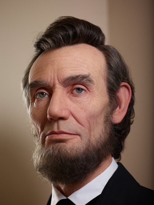 archiemcphee:  Because we’re still completely blown away, even after our first post about it 4 months ago, here’s a slightly different look at veteran Hollywood special effects artist Kazuhiro Tsuji’s incredibly awesome bust of Abraham Lincoln.
