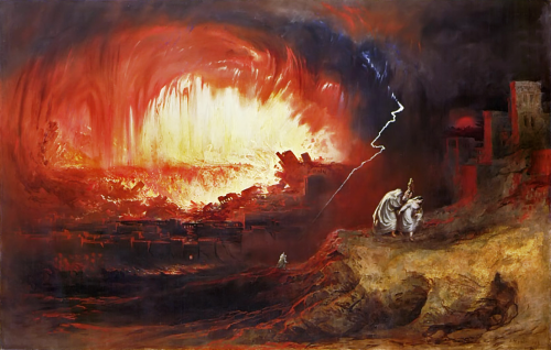 rodolphe-gauthier-img-database:  John Martin - The Destruction of Sodom and Gomorrah - 1852